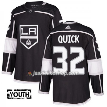 Miehille NHL Los Angeles Kings Pelipaita Jonathan Quick 32 Adidas 2017-2018 Musta Authentic